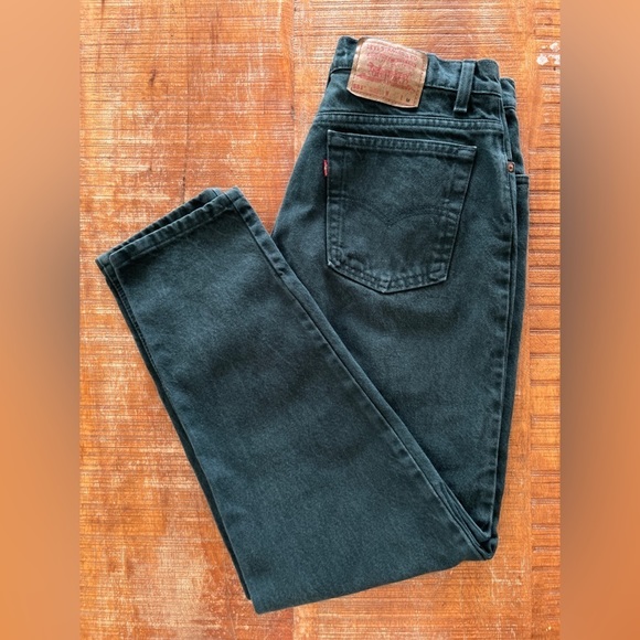 Levi's Pants - VINTAGE 90s Levi's 551 Teal Denim Trousers